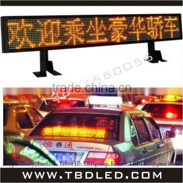 led taxi display car message screen bus display board