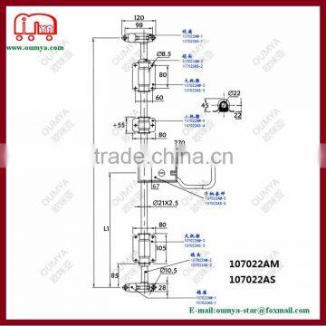 Van Truck Rear Door Lock Gear Set,handle Door Lock Gear, Back Locking Gear 107022AM 107022AS photo-2