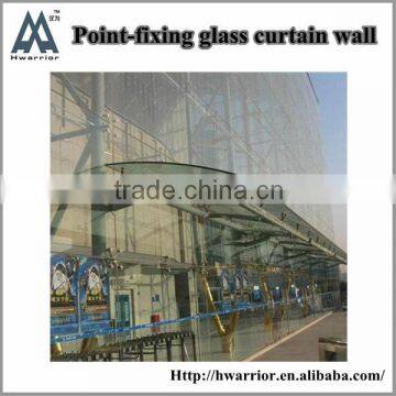 Point-fixing Glass curtain wall without frame