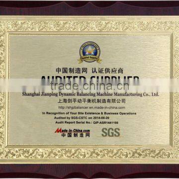 SGS Certificate
