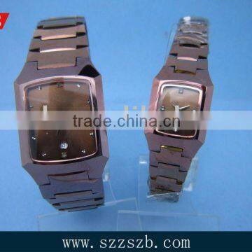 2012 Whole Tuncsten stell case ceramic tuncsten watch