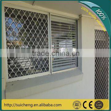 Guangzhou Factory Free Sample 7mm thickness Aluminium window security grill/decorative security grill