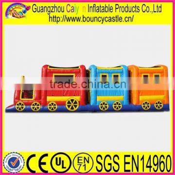 Carnival Inflatable Train Obstacle Course