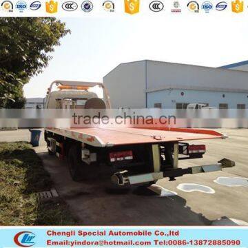 DFAC 4*2 China Pickup Automatic Flatbed Road Wrecker Flated Truck Dongfeng