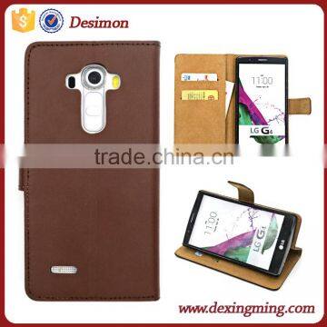 high quality fold cover protective case for lg g4 , leather cover case for lg g4 cellphone case