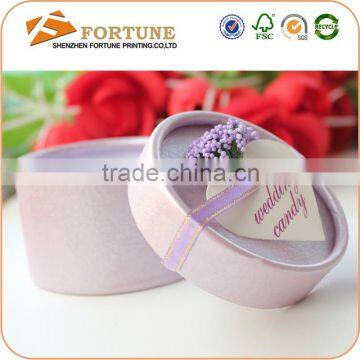 Lovely Custom Small Round Cardboard Paper Candy Box