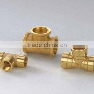 Brass Female Equal Tee