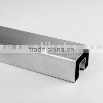 Stainless steel rectangular slot tube, 60x40mm