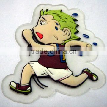 3D custom pvc rubber fridge magnet sticker for kids