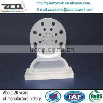 CNC Machining Parts Perforated Vacuum Quartz Plate