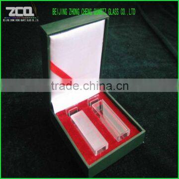 12.4mm*12.4mm*45mm Quartz Glass Furnace Fused Silica Cuvette