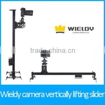 Newest vertically lifting Wiely slider/ video slider/ DSLR camera slider for Comcorders