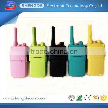 Child small cheap two way handheld radio /kids walkie talkie with several colors choise