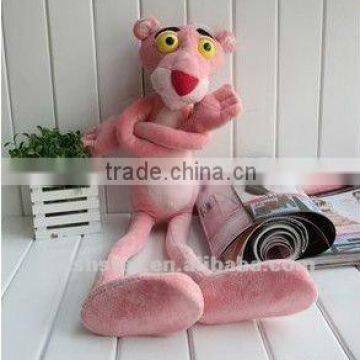 Nice design plush stuffed cute pink panther toys