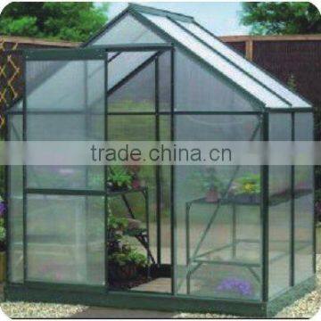 6ft x 4ft Deluxe Green Aluminium Frame Greenhouse