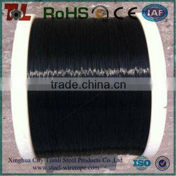 High Quality Black Nylon Wire Rope/ Nylon coated wire rope