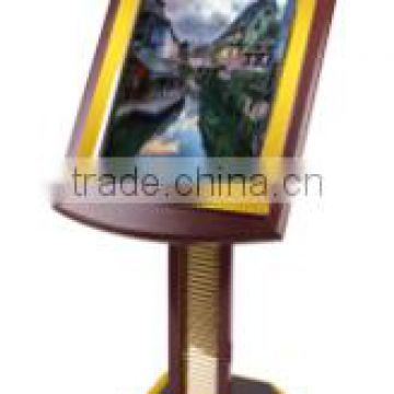 China supply luxury hotel sign stand/sign board stand