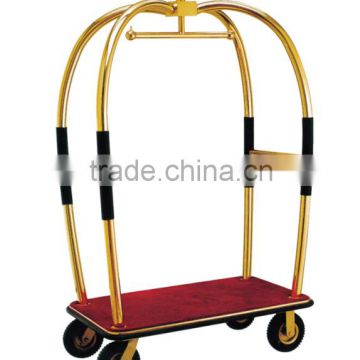 hiqh quality luxury Bellman Cart/luggage trolley