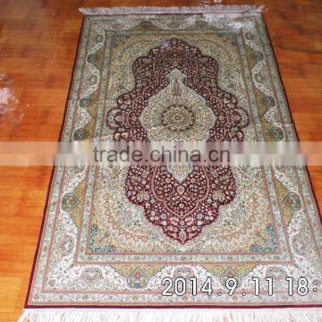 henan 100% silk carpets in iranian kilim turkish design