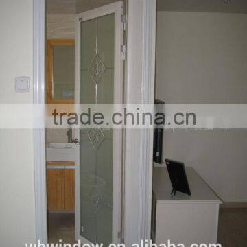 Pvc Double Swing Glass Casement Doors With Cheap Price photo-3
