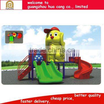 Middle size happy animal theme outdoor playground for fun H30-1082