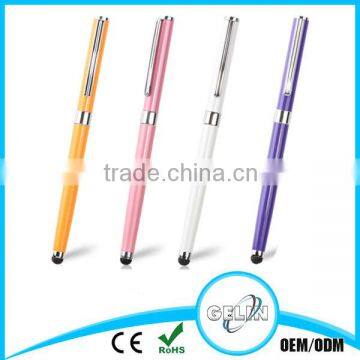 2 in 1 stylus pen roller pen,cap match both side perfect