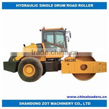 Hydraulic single drum road roller