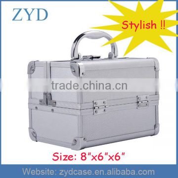 Travel Cosmetic Makeup Train Case Jewelry box Cheap Cosmetic Organizer Lockable ZYD-HZ308