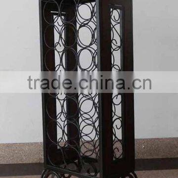 THE FASHION METAL STEEL WINE RACK DESIGN FOR DINING ROOM OR LEISURE BAR AREA