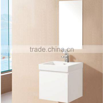 Simple style wall hung small bathroom vanity for hotels