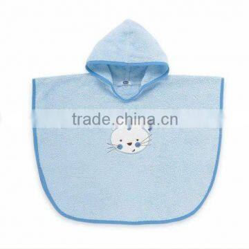 cotton terry hooded towel