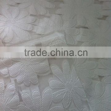 Hot Sell New Product Polyester Plain Dyed flower Jacquard Fabric