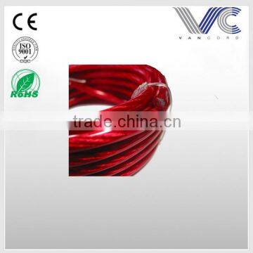 FrankEver High Quality 8 AWG CCA Power Cable Red PVC insulation Power Cable for car