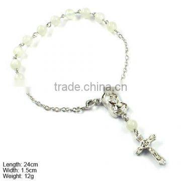 BXA-0953 925 Sterling Silver Bracelet Silver new Rosary Bracelet with Moon Stone 2016