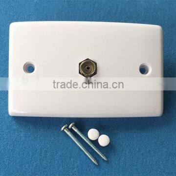 Antenna Outlet Wallplate F to PAL TV point