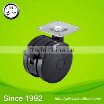 founded in 1992 Swivel top plate furniture caster with brake FC1711A