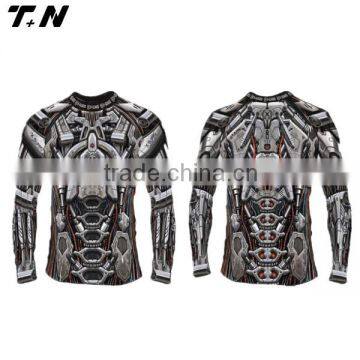 new style mma cheap rash guard for man female