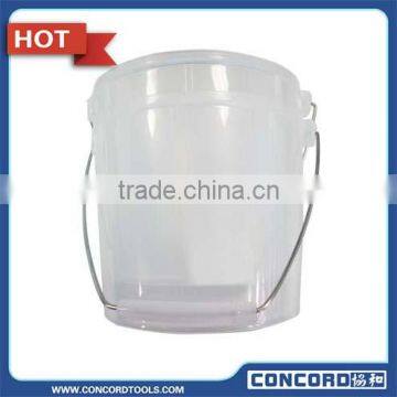 PP bucket with steel handle