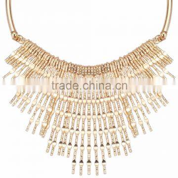 New Design Fashion Crystal Necklaces Women Luxury Statement Diamond Necklace Jewelry SKA8451