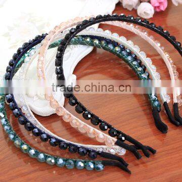 Hot Selling Fashion Multicolor Headband Korean Style Rhinestone Crystal Hair Band for Girls Women Headwear Hair Accessories photo-5