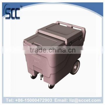 110Ltr Ice store cart, ice store caddies, plastic cart for ice Storing and Transport