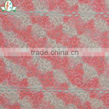 printing nylon elastic gradient lace fabric