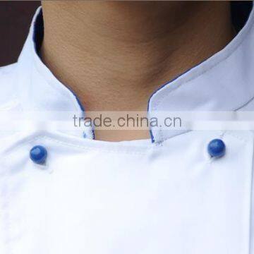 Winter White Long Sleeve Printing Kitchen Uniform Design photo-3