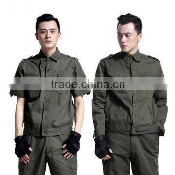 Summer outdoor cotton breathable uniform thin military clothing