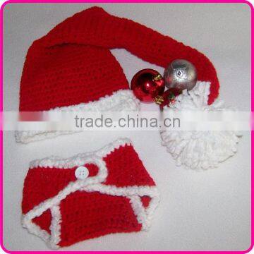 crochet handmade newborn baby christmas outfits