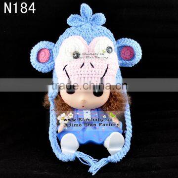 2015 cute kids wholesale cotton baby beanies crochet pattern