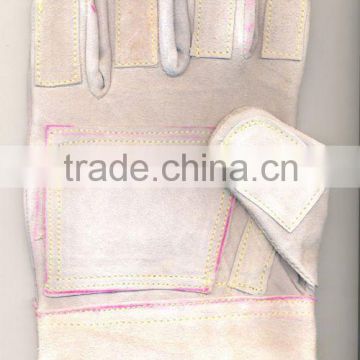 CHROME LEATHER REVERSABLE HAND GLOVES (SSS-0854)