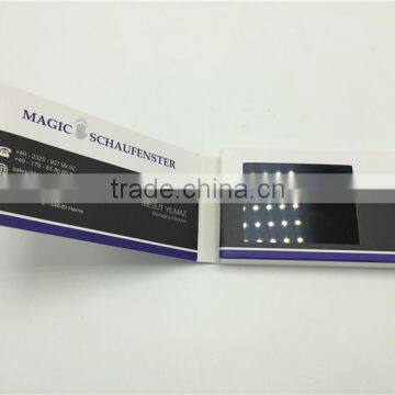 Best Business Card Promotion Gift Paper Invitation Card lcd video brochure card