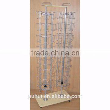 Metal Floor Rotary Prints Display Rack With Quality Gurantee photo-2