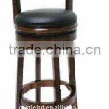 Brandy back wooden bar Stool